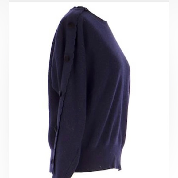 SANDRO Scalloped Sweater - Picture 2 of 8